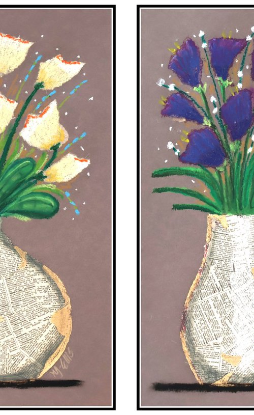 Floral Symphonies Painting set by Mariann Johansen-Ellis