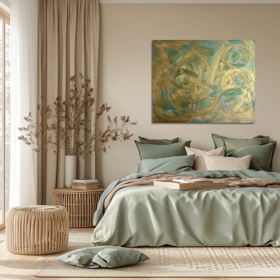 Gold Leaf 100x80x2