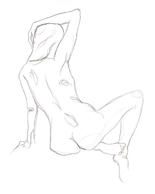 Figure Sketch No. 11 by Elizabeth Becker