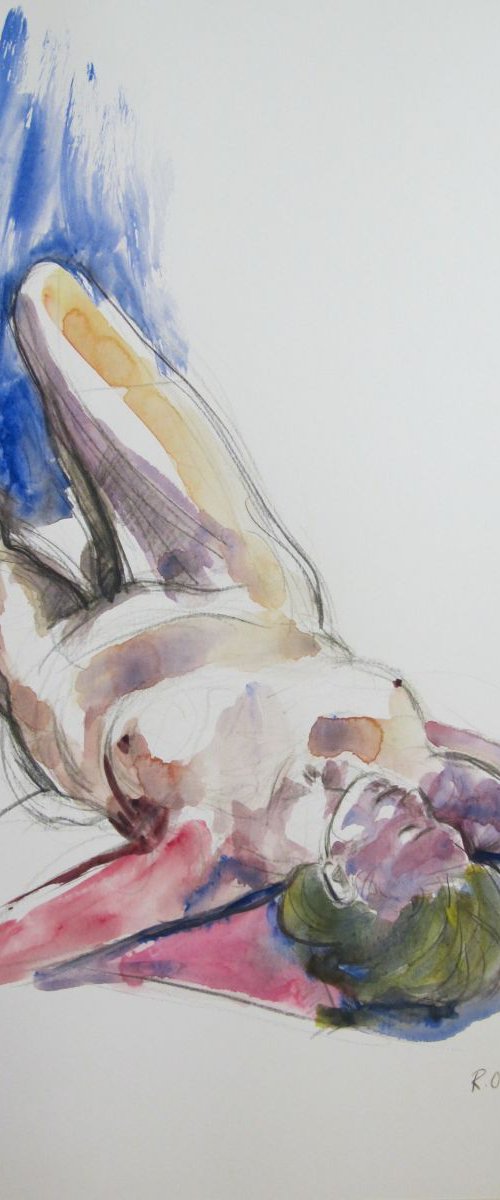 reclining female nude by Rory O’Neill