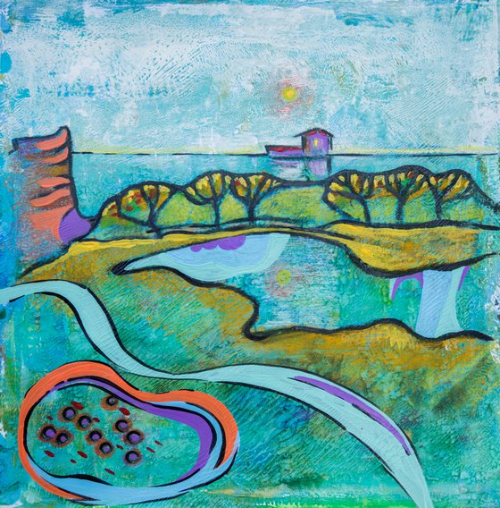 Seasonal Landscape on paper 5