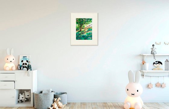 Morning light meadow