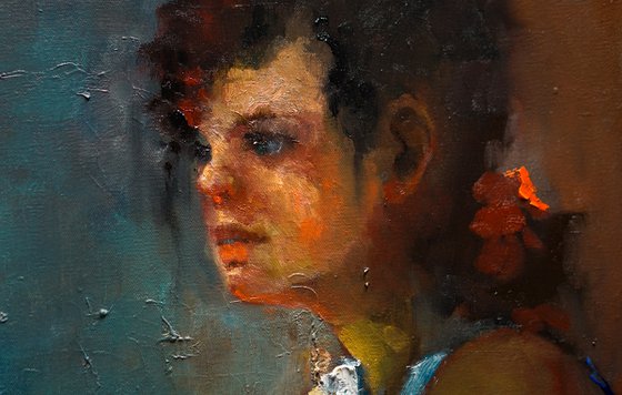 girl and the sea