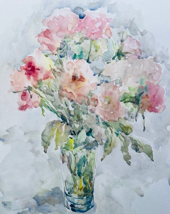 Roses 19,7x25,6 in