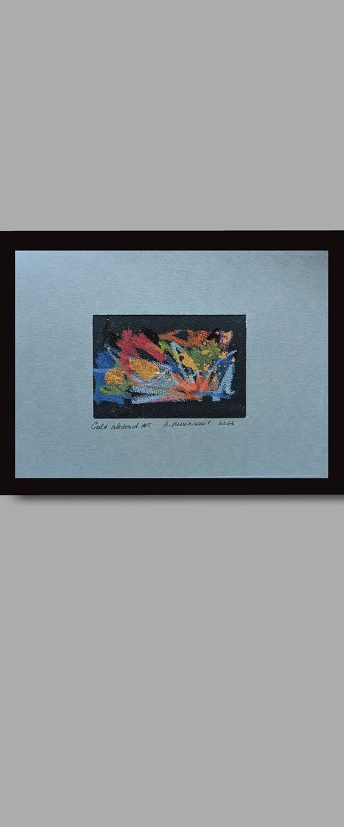 Gold abstract N5 by Alena Kuschnereit