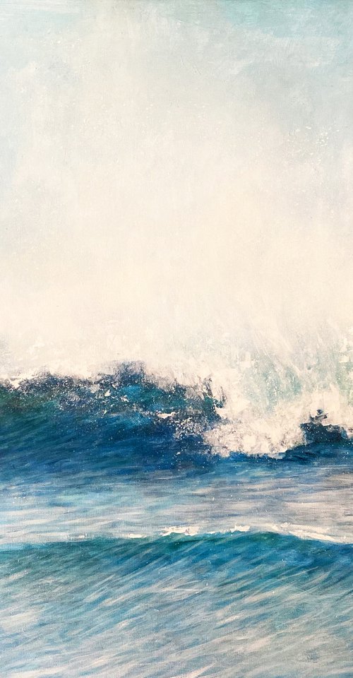 "COLOR OF THE SEA WAVE" by Olga Gamy
