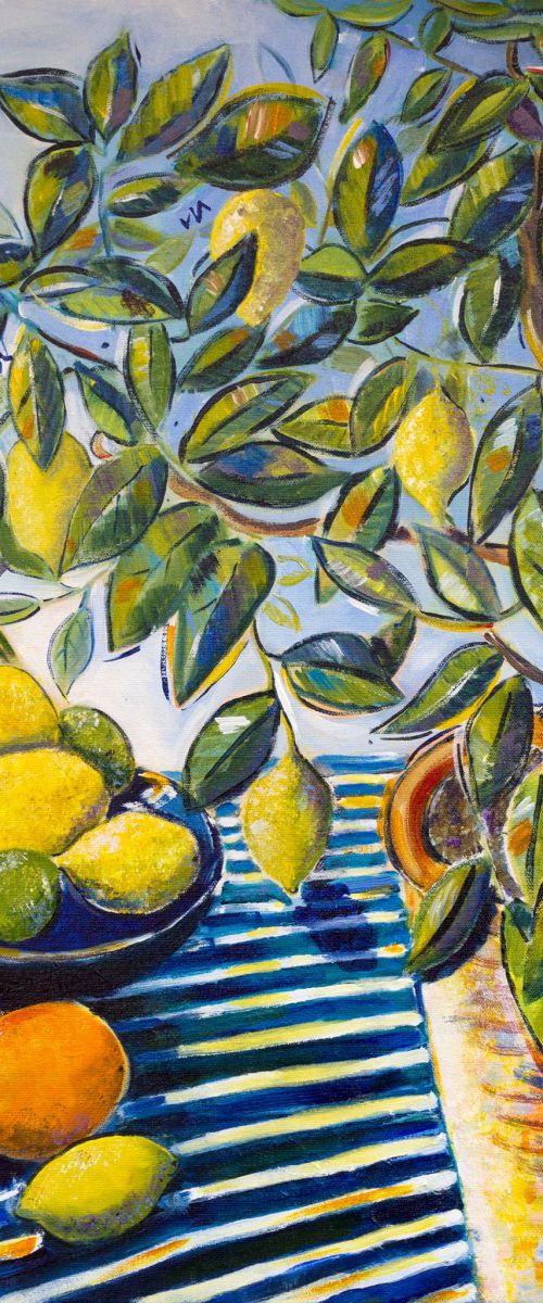 LEMON TREE STILL LIFE by Diana Aungier-Rose