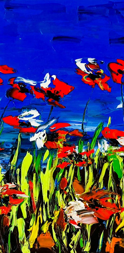 A Meadow Full Of Poppies 2 by Daniel Urbaník