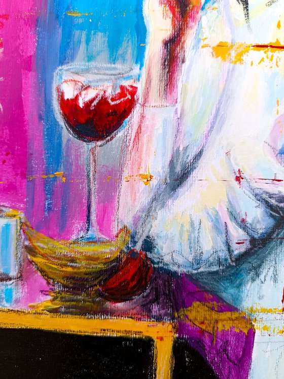 The Silence tastes like Wine.