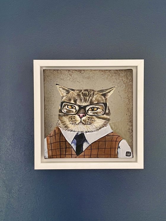 Cat Painting called 'Colin'