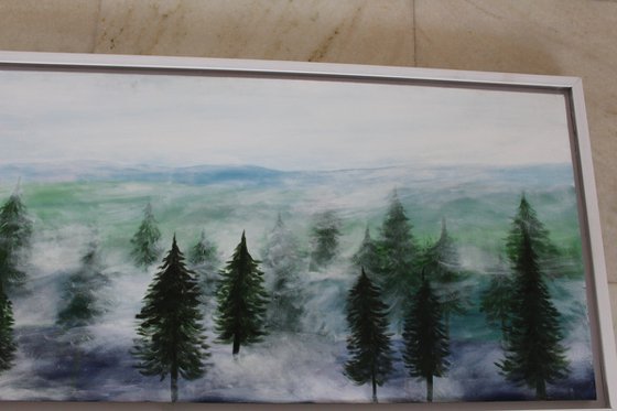 Misty Pines Landscape