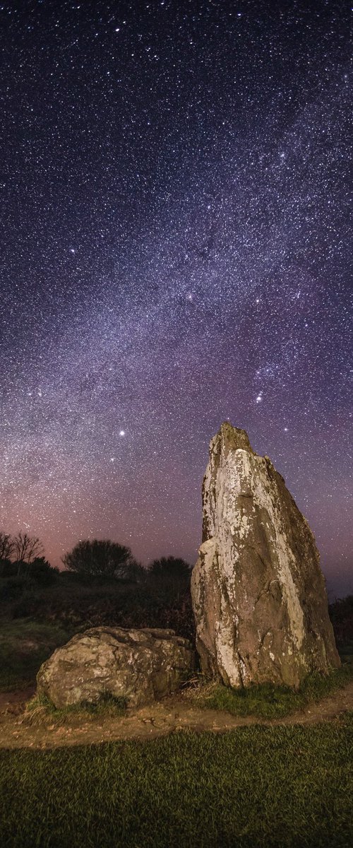 'Stars Over The Longstone' Giclée Fine Art Print by Chad Powell