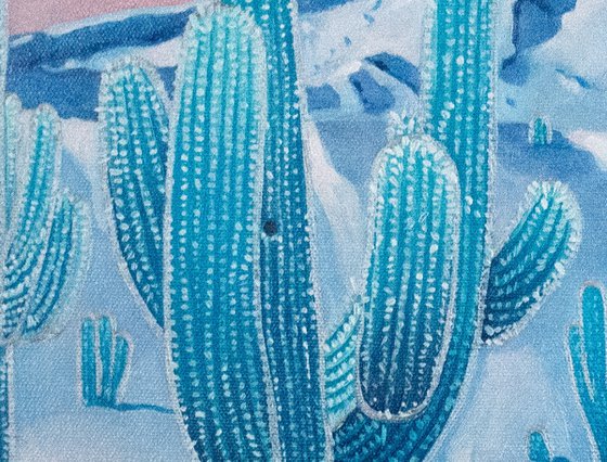 Frozen cactus