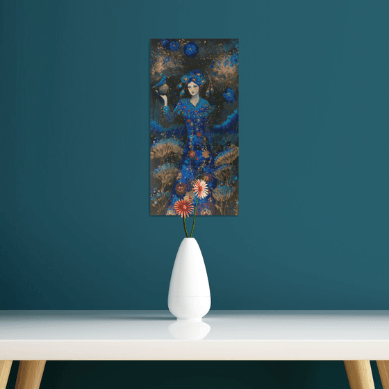 The blue spell 40x20cm