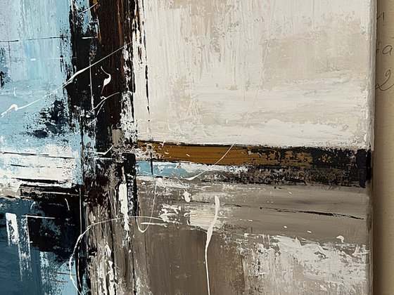 Ochre Divide in Blue and Stone