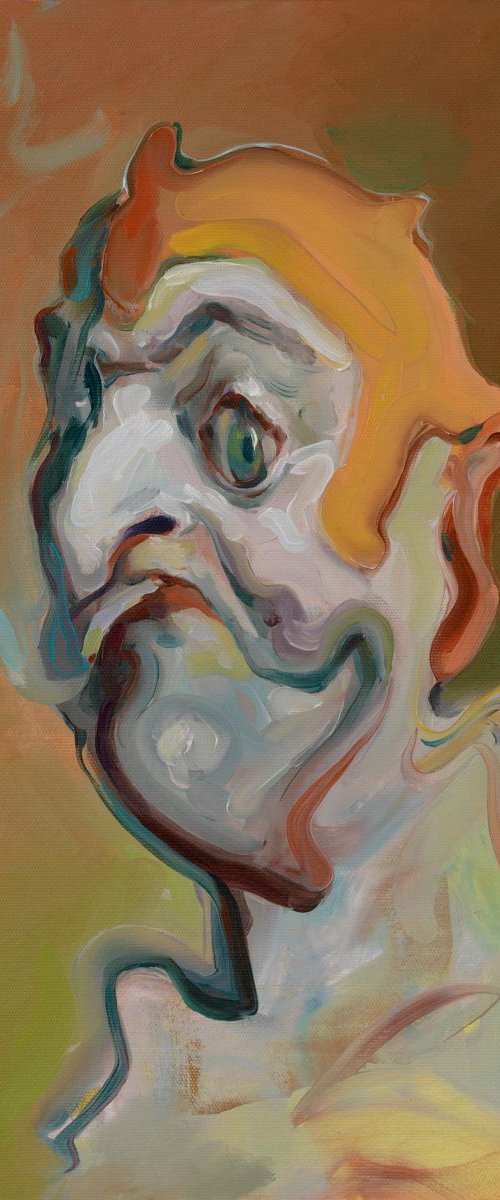 "what you are not, is a self-portrait" (or I am not self) # 1 by Maxim Fomenko
