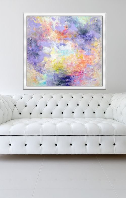 Lilac & Orange by Davina Nicholas