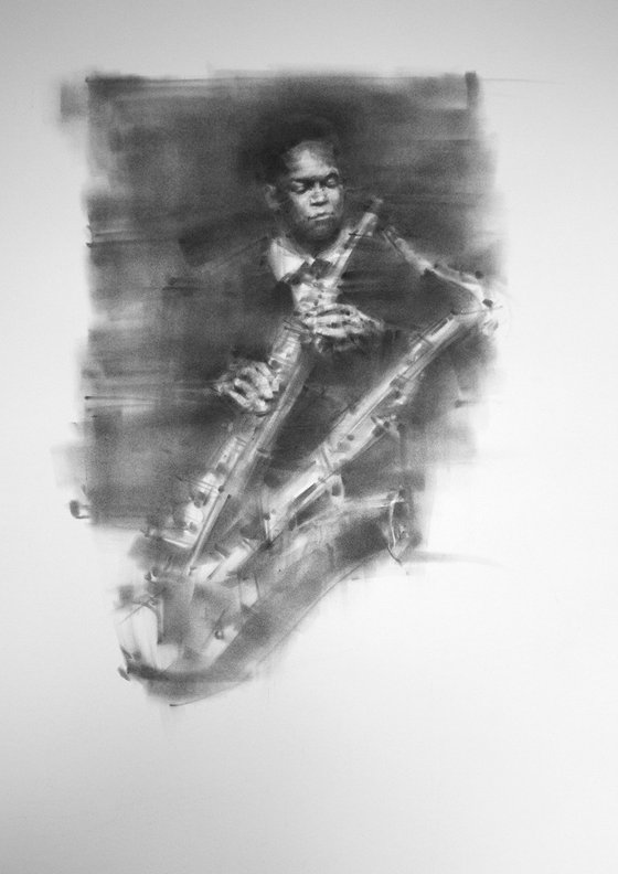 the saxophonist