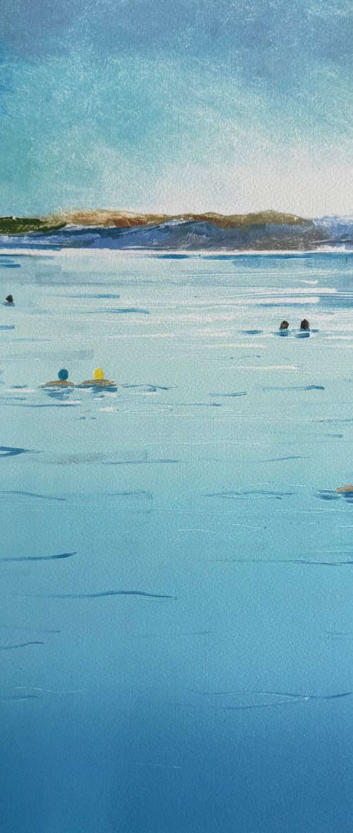 Morning Swimmers, the Highlands by Rebecca Denton