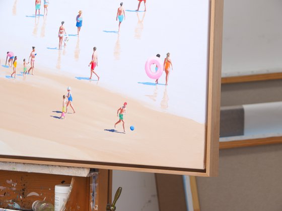 Sunny beach day (framed)