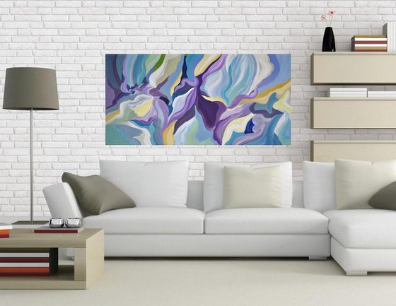 Lavender Abstract - Original Acrylic Painting