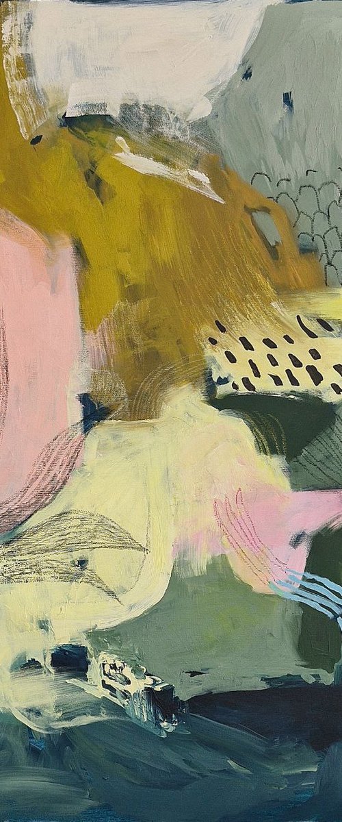 "Summer city sound" Abstract colorful art by Yana Sagan