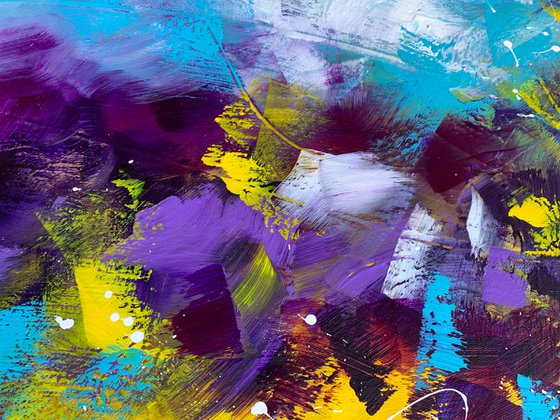 Shine A Light - XL LARGE,  MODERN ABSTRACT ART – EXPRESSIONS OF ENERGY AND LIGHT. READY TO HANG!