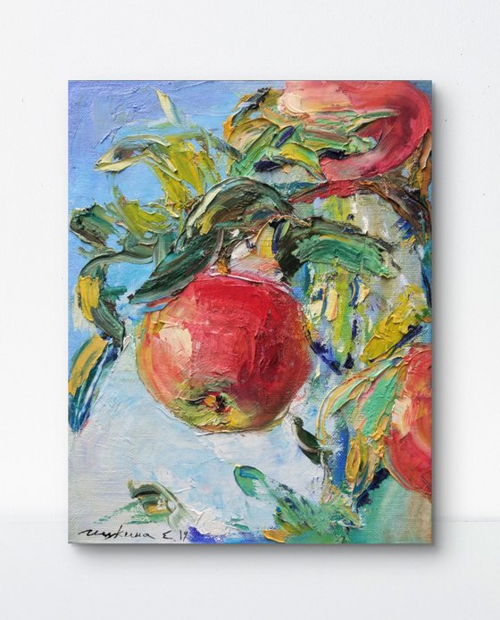 Apple tree branch