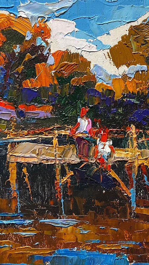 Evening freshness by the river by Kalenyuk Alex