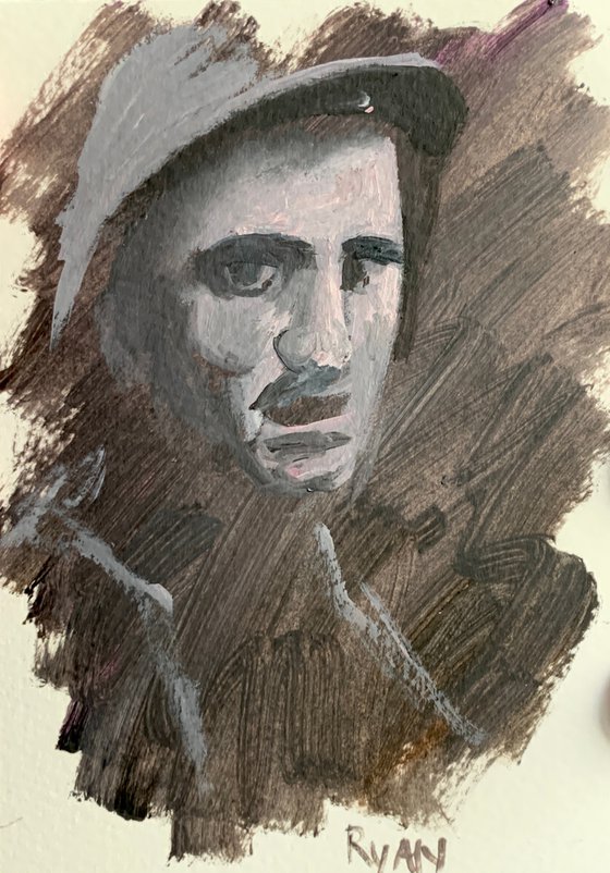 World War One Soldier Study 6x4