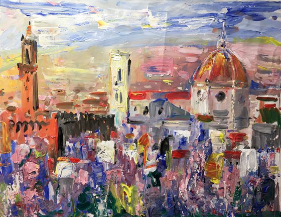 Florence May 2022, 95cm x 75cm