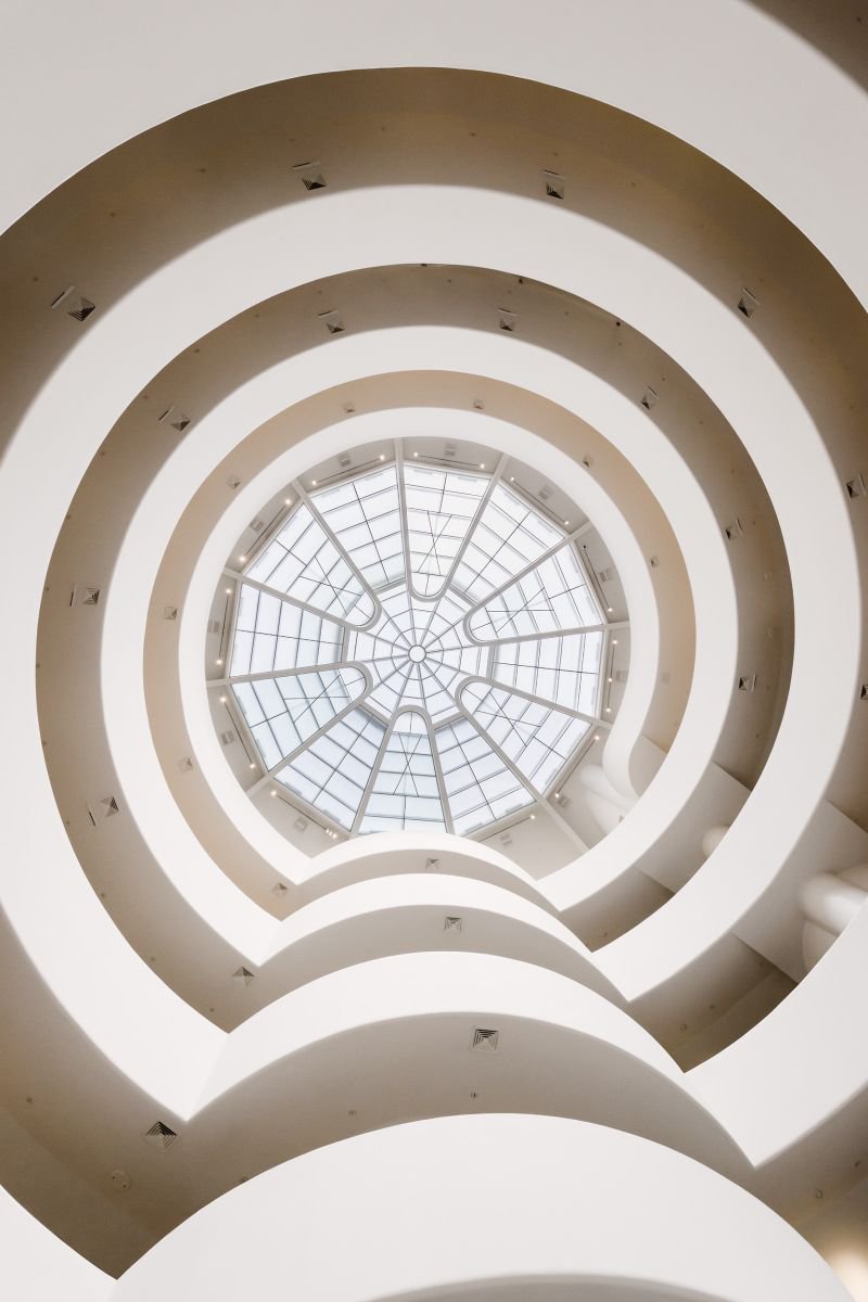 Graphic Photograph , Guggenheim Interior By Tom Hanslien, 17 X 23, Artwork For Sale On Artfinder