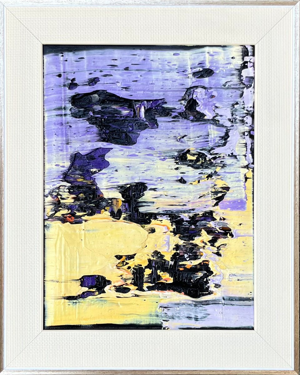 Abstract Oil Painting By Svitlana Andriichenko, 8 X 10", Whisper Of Twilight, Original Artwork