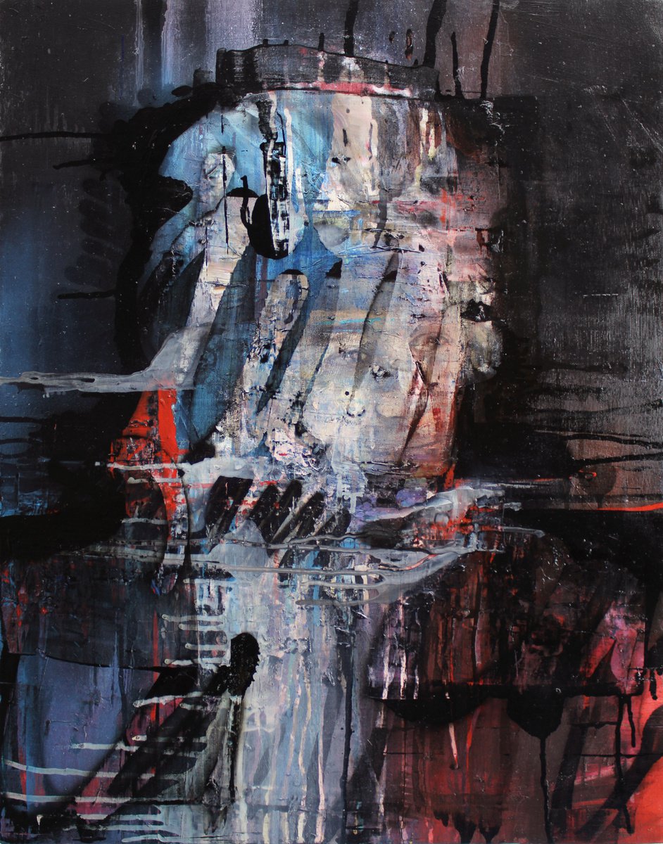 Expressive Portrait Oil Painting By Milos Hronec, 23 X 30", Nobleman, Original Artwork