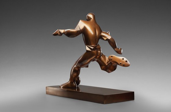 The Football Player Sculpture