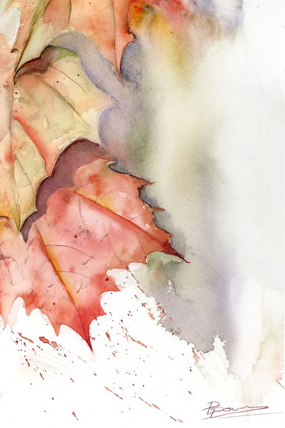 Leaves - Original Watercolor