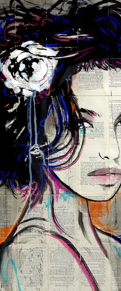 WHITE CARNATION by Loui Jover
