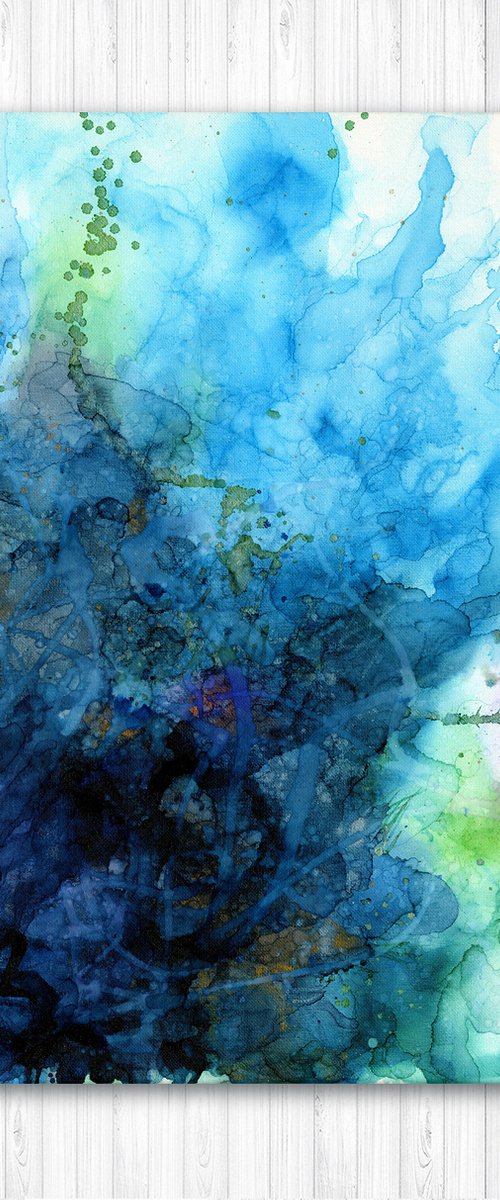 Ethereal Moments 4 - Zen Abstract Painting by Kathy Morton Stanion by Kathy Morton Stanion