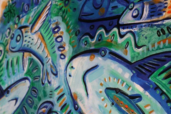 UNDERSEA WORLD 115x215cm