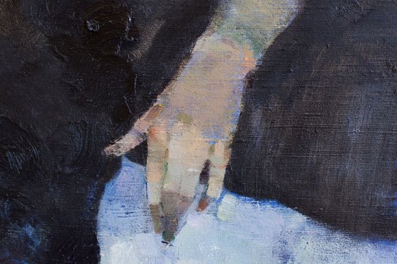 "Amrina". Oil on canvas. 110x85cm. 2015.