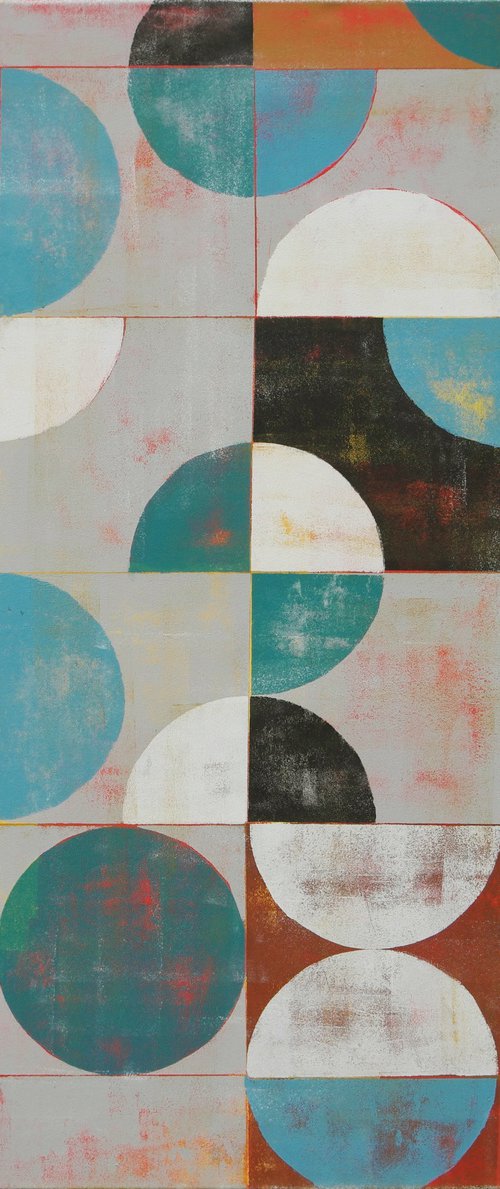 Traffic Grey Square by Ronald Hunter