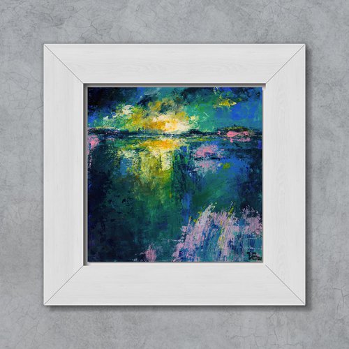 Series “Seas and Oceans”. Lilac Bush at Sunset by Irina Bocharova