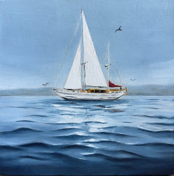 Sailing into the Quiet Blue