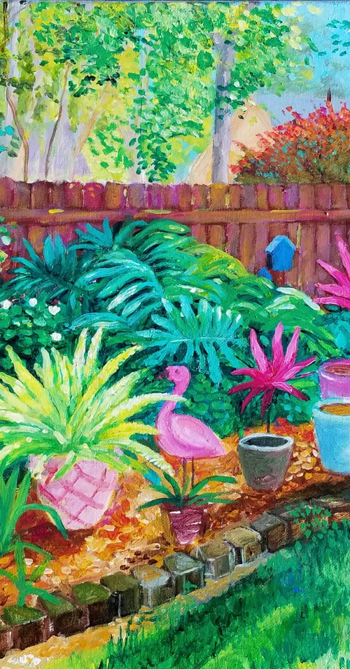 Backyard Garden II by Joseph Roache