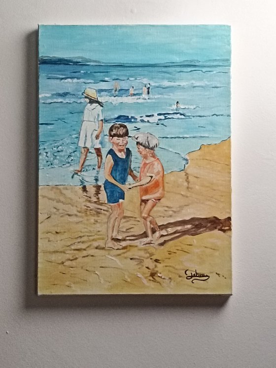 Sea and children