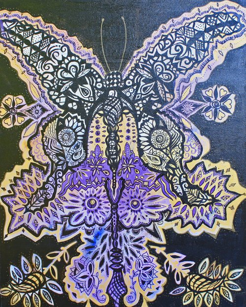The Owl and the Butterfly-Wisdom and Freedom by Eliry Arts