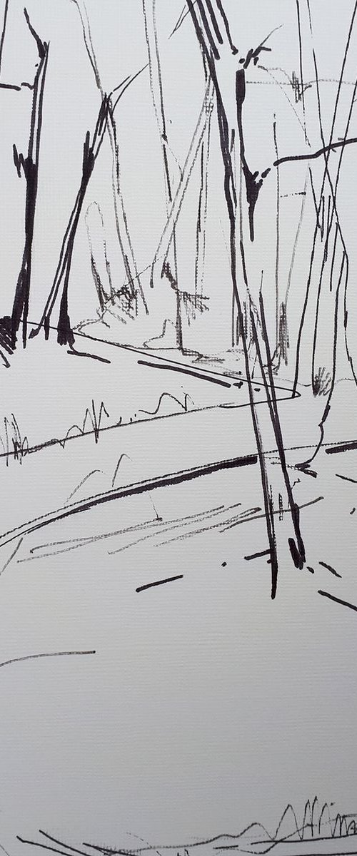 DIARY DRAWING 05 08 18  No. 4 by Frank Barnes