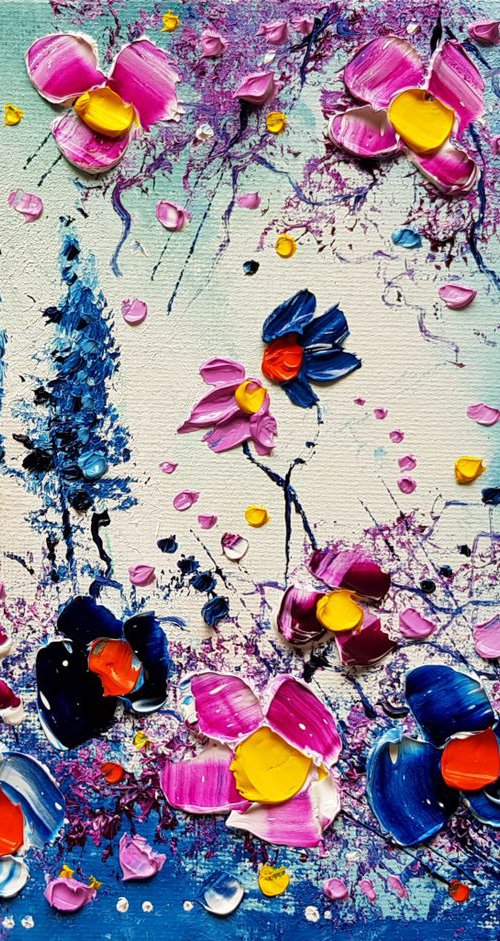 "Spiritual Meadow Flowers in Love" by Phil Broad