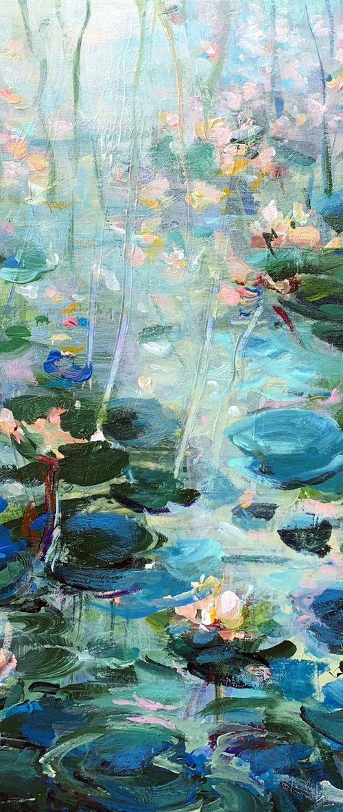 Lily pond II by Irina Laube