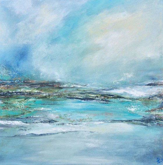 Abstract Welsh Seascape